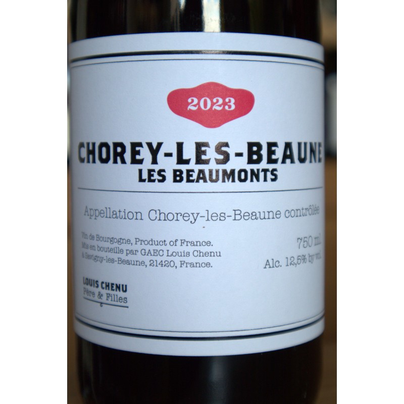 Chorey-les-Beaune Rouge - Les Beaumonts - Louis Chenu & Filles