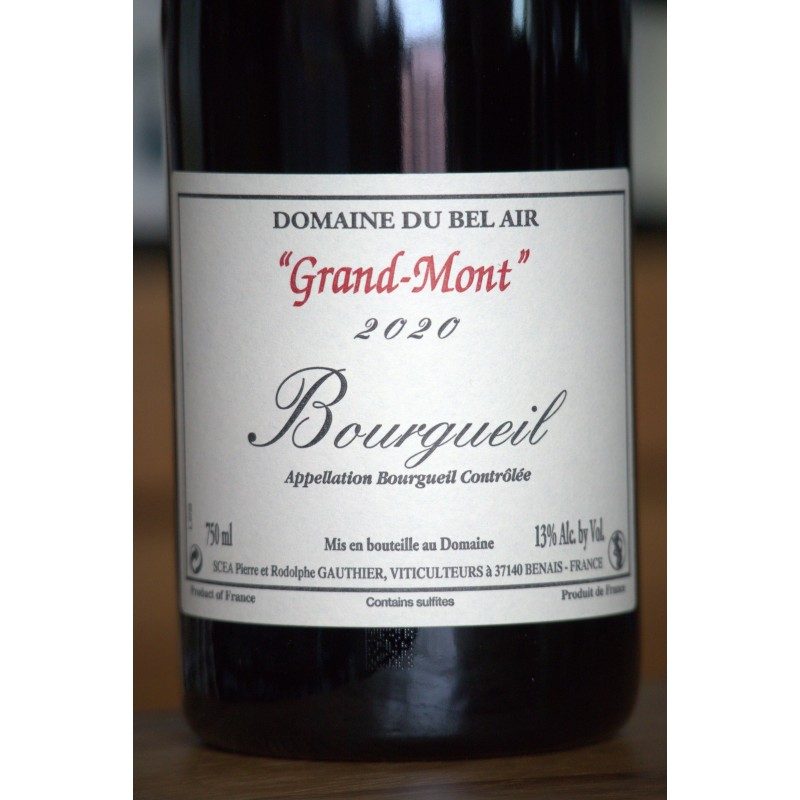 Grand-Mont 2020 - Bourgueil - Domaine du Bel Air