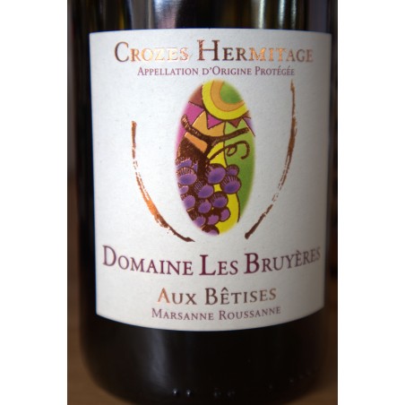 Aux Bêtises Blanc - Crozes Hermitage - David Reynaud